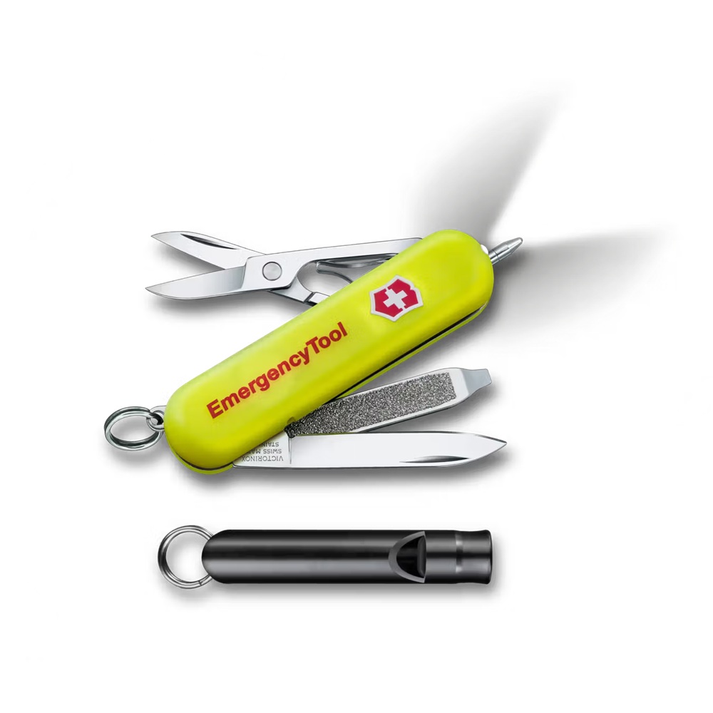 Ελβετικό Πολυεργαλείο Victorinox Emergency Tools Signature Lite 58mm 8 Λειτουργίες Κίτρινο 0.6226.E808 - 