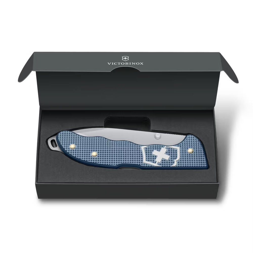 Ελβετικός Αναδιπλούμενος Σουγιάς Victorinox Evoke Alox 136mm Glacial Blue Limited Edition 2026 0.9415.L26 - 5