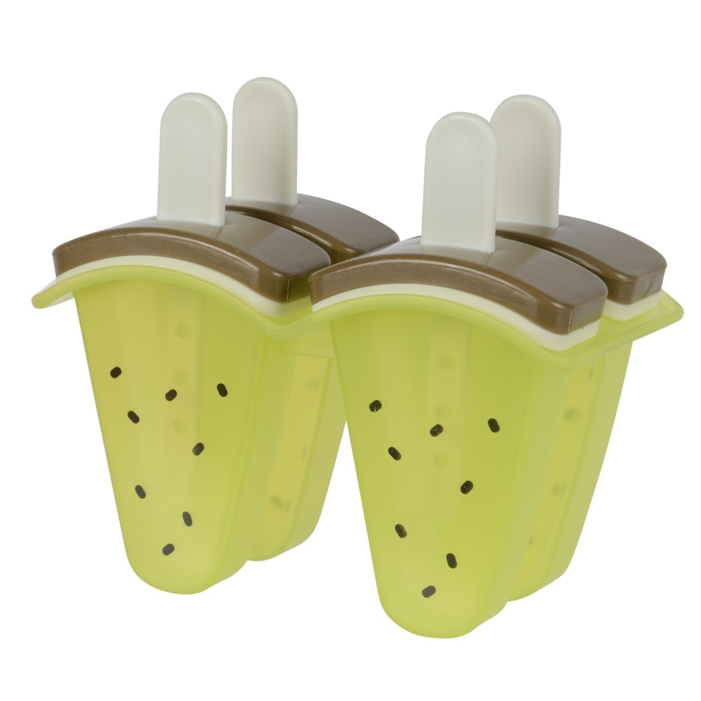 Φόρμα Παγωτού Πλαστική Kiwi Σετ 4 Θέσεων 13x7x11,5cm Kaemingk 807899-2 - 2