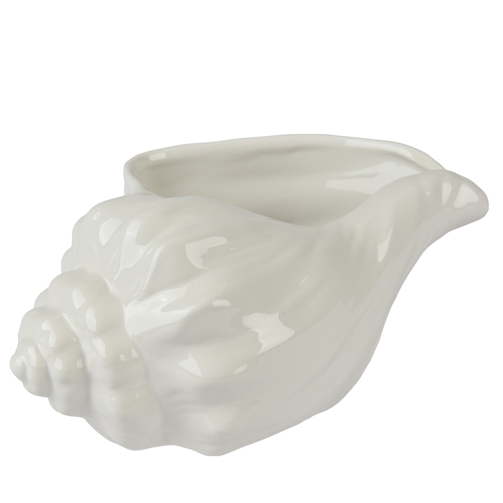 Κασπώ Δολομίτης Κοχύλι Λευκό 17x28x14cm Kaemingk 829952 - 