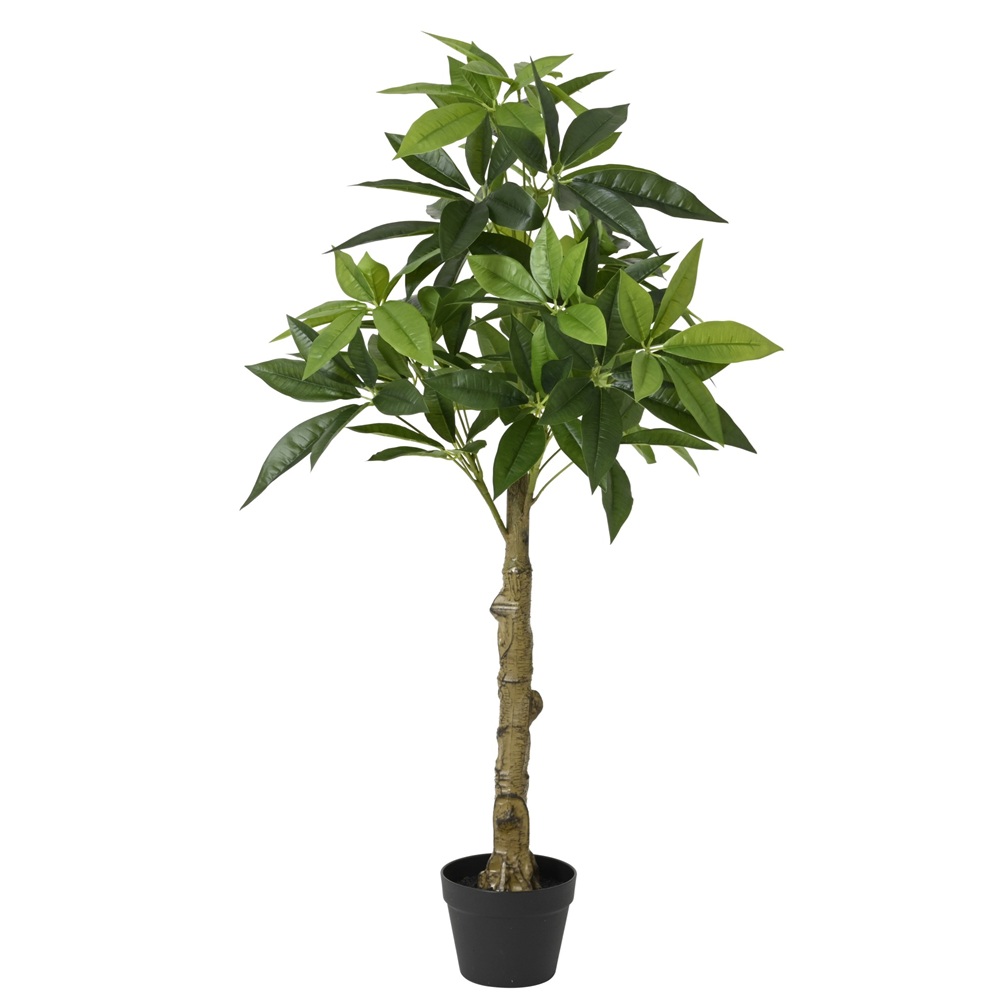 Τεχνητό Δέντρο Pachira Σε Μαύρη Γλάστρα 120εκ Kaemingk 833561 - 