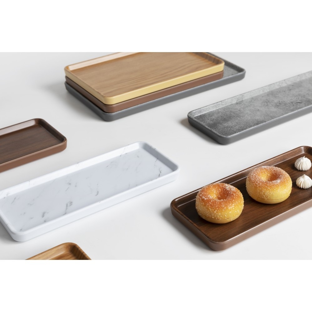 Πιατέλα Μελαμίνη Concrete Ορθογώνια 28.5x20x2cm GTSA 28-1785 - 2