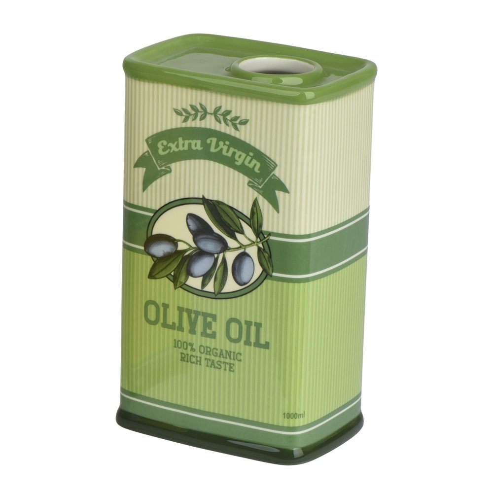 Βάζο Διακοσμητικό Δολομίτη Σχέδιο Olive Oil Πράσινο 17.5cm Decoris 835586-2 - 