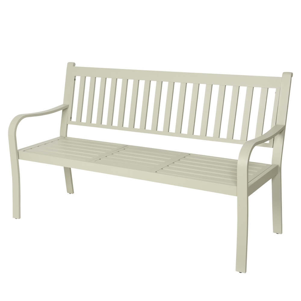 Παγκάκι Αλουμινίου Εξωτερικού Χώρου Nottingham Μπεζ 152x62x90cm Kaemingk 840131 - 