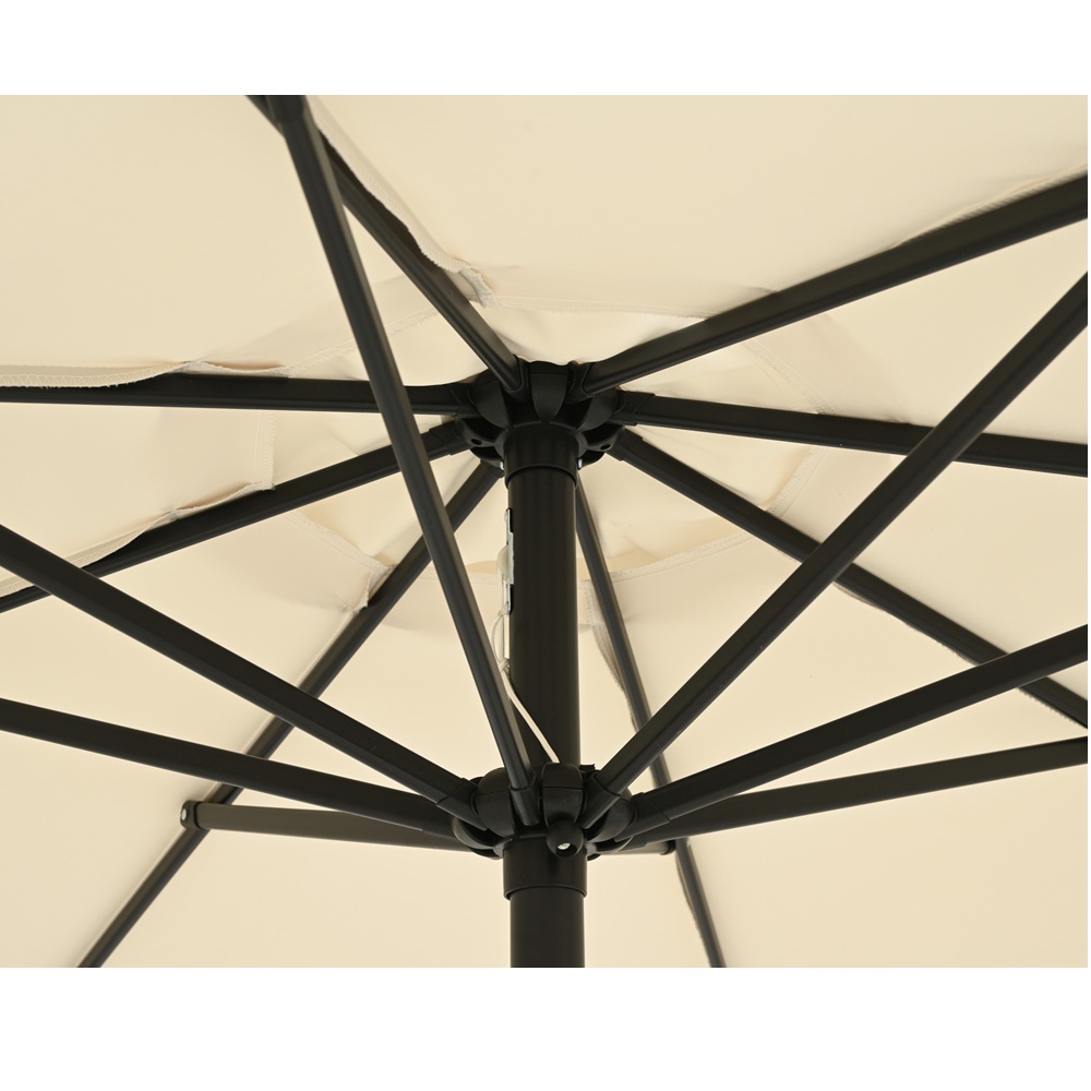 Ομπρέλα Εξωτερικού Χώρου Πολυεστέρας Λευκή Ø270x235εκ Kaemingk 843522 - 3