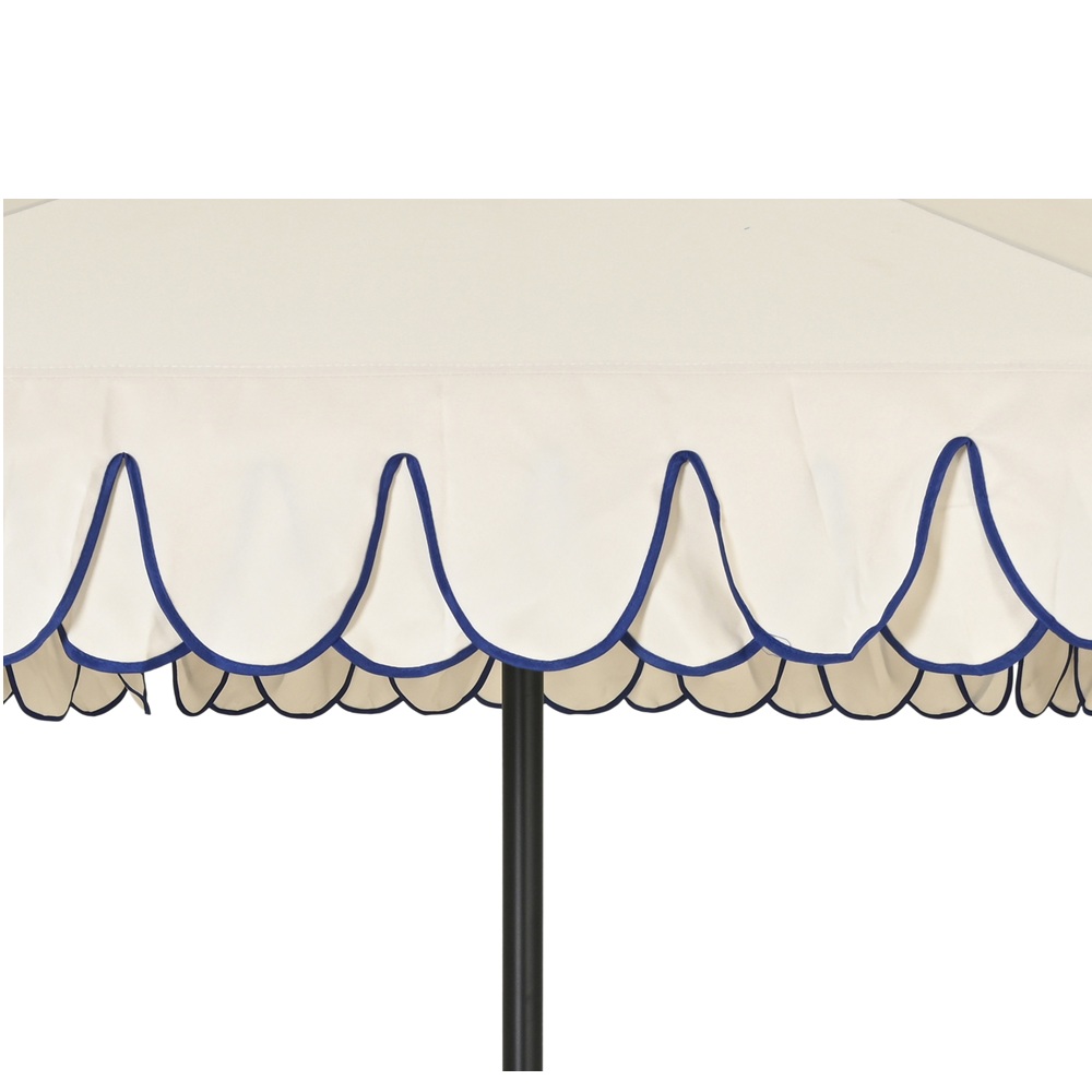 Ομπρέλα Εξωτερικού Χώρου Πολυεστέρας Λευκή Ø270x235εκ Kaemingk 843522 - 4