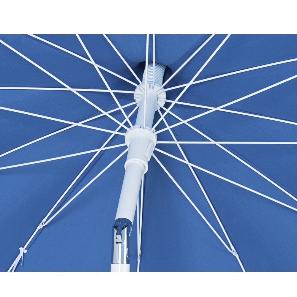 Ομπρέλα Εξωτερικού Χώρου Ατσάλι Πολυεστέρας Μπλε Ø195x215εκ Kaemingk 843710 - 4