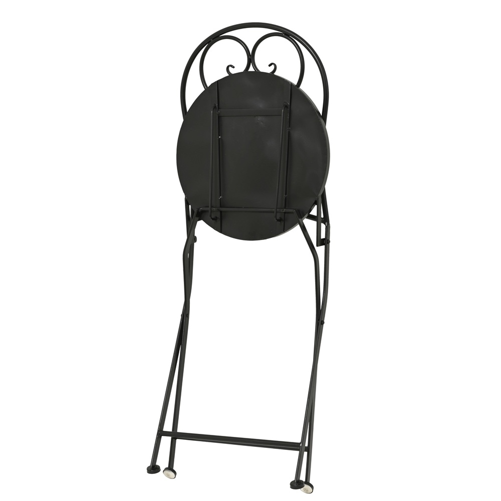 Καρέκλα Bistro Πτυσσόμενη Ατσάλινη Με Μωσαϊκό Athens 39x50x93cm Kaemingk 843745 - 3