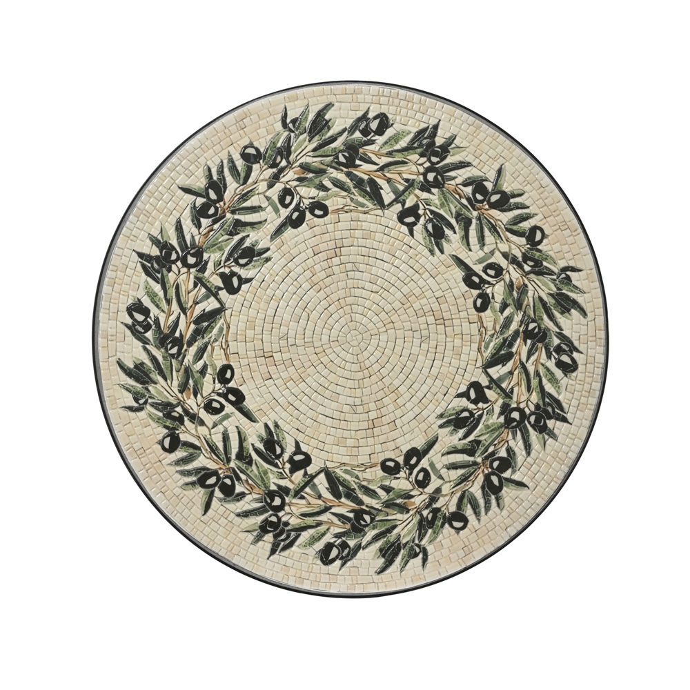 Καρέκλα Bistro Πτυσσόμενη Ατσάλινη Με Μωσαϊκό Athens 39x50x93cm Kaemingk 843745 - 4