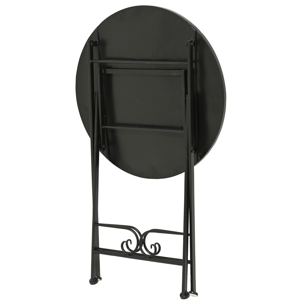 Τραπέζι Bistro Ατσάλι Πτυσσόμενο Mosaic Pattern 58x76cm Kaemingk Athens 843746 - 2