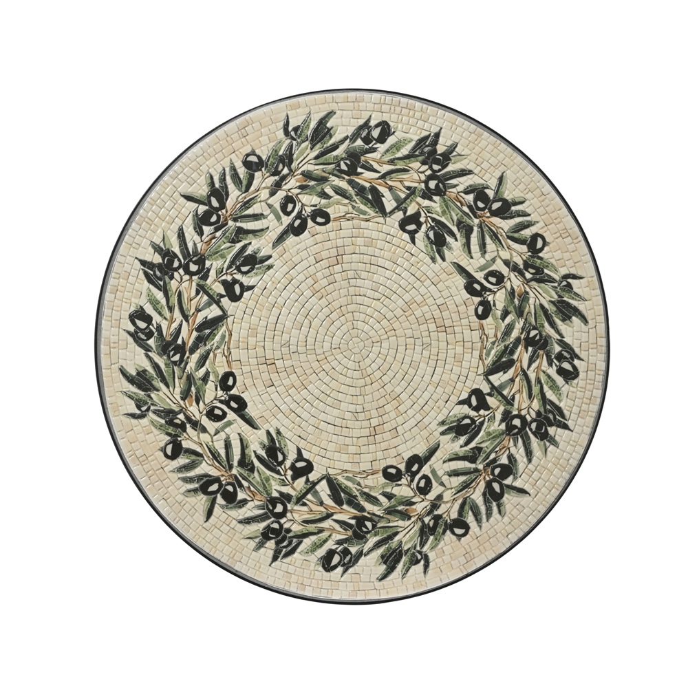 Τραπέζι Bistro Ατσάλι Πτυσσόμενο Mosaic Pattern 58x76cm Kaemingk Athens 843746 - 3