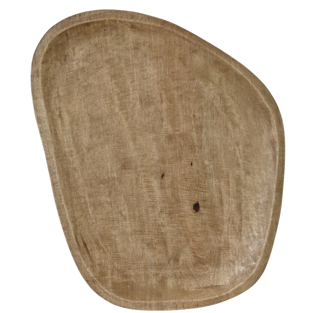 Πιατέλα Mangowood Με Foodsafe Λάκα FSC Mix 70% 46x37x1,5cm Kaemingk 847978 - 