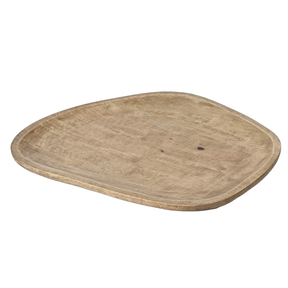 Πιατέλα Mangowood Με Foodsafe Λάκα FSC Mix 70% 46x37x1,5cm Kaemingk 847978 - 2