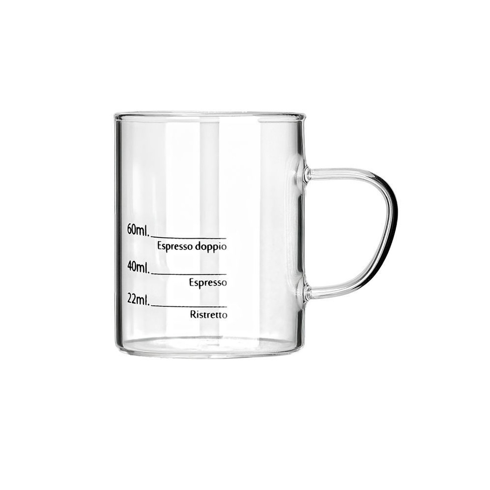 Κούπα Γυάλινη 100ml με Δοσομετρητή Διάφανη Estia 07-35365 - 
