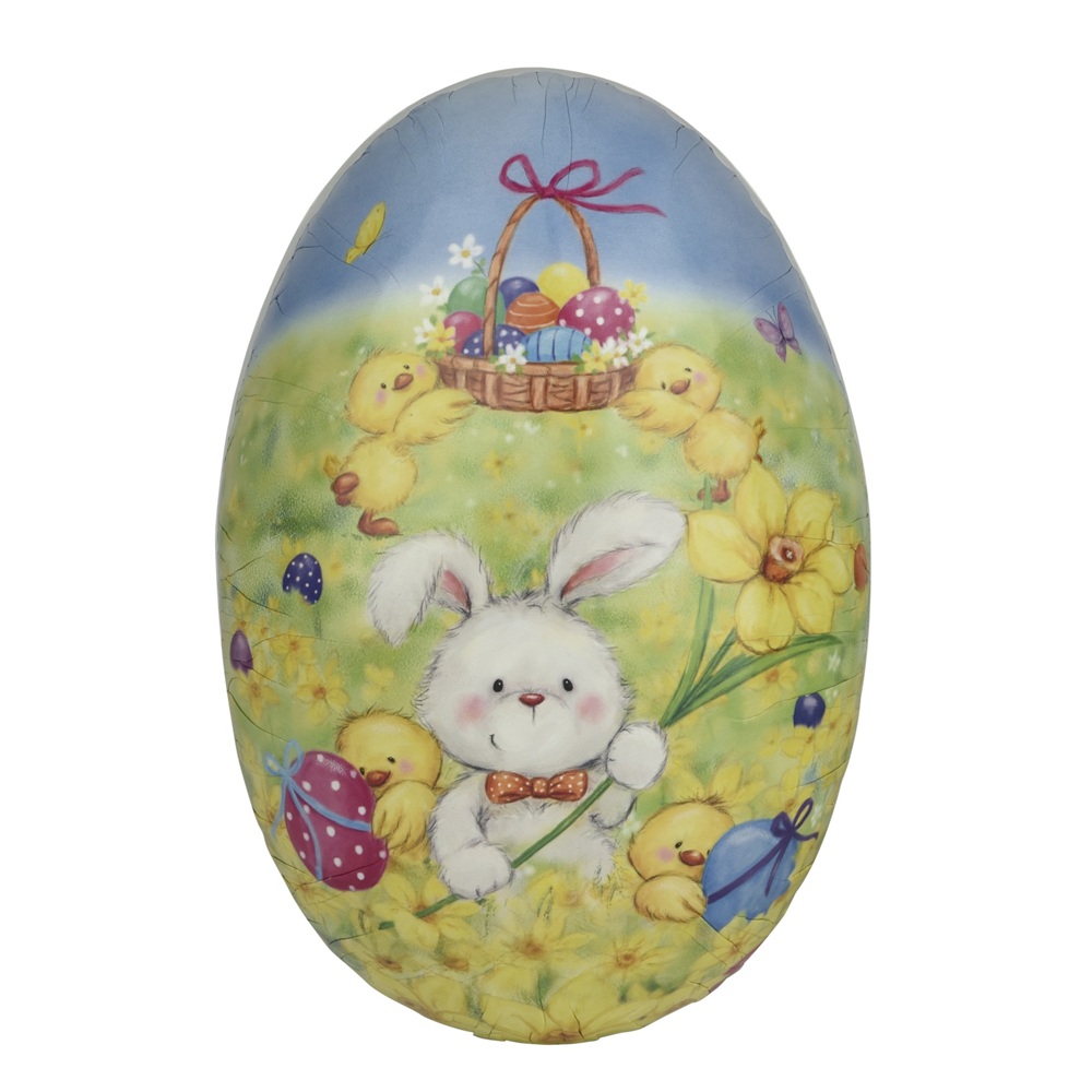 Διακοσμητικό Αυγό Χάρτινο Πολύχρωμο Πασχαλινό 18x12x12cm Kaemingk 873017-1 - 