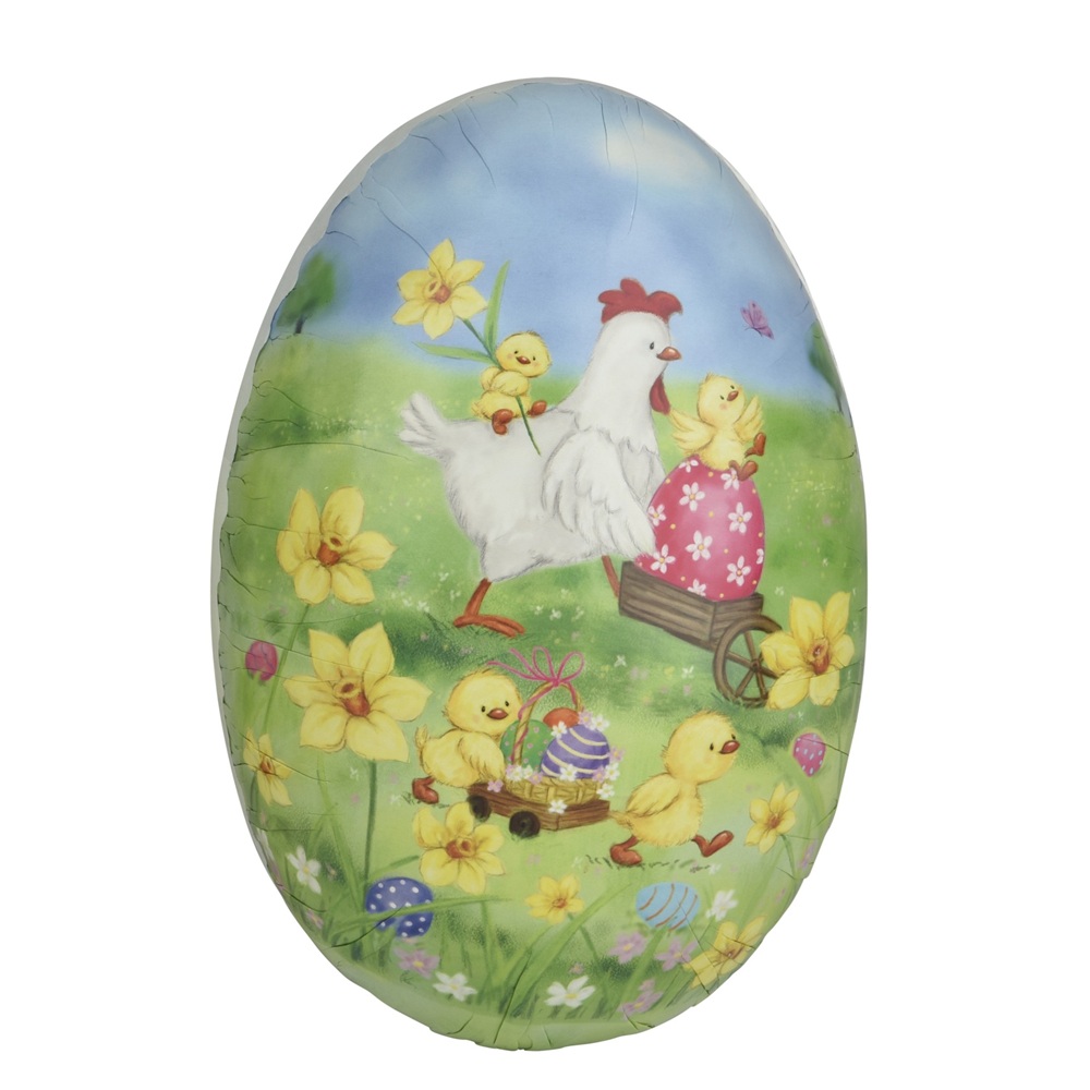 Διακοσμητικό Αυγό Χάρτινο Πολύχρωμο Πασχαλινό 18x12x12cm Kaemingk 873017-2 - 