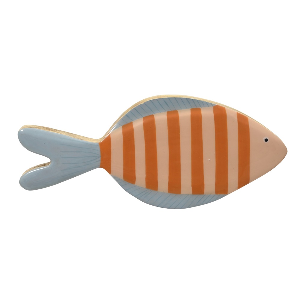 Διακοσμητικό Τοίχου Ψάρι Mangowood Με Σμάλτο 25,5x12cm Kaemingk 873330-1 - 