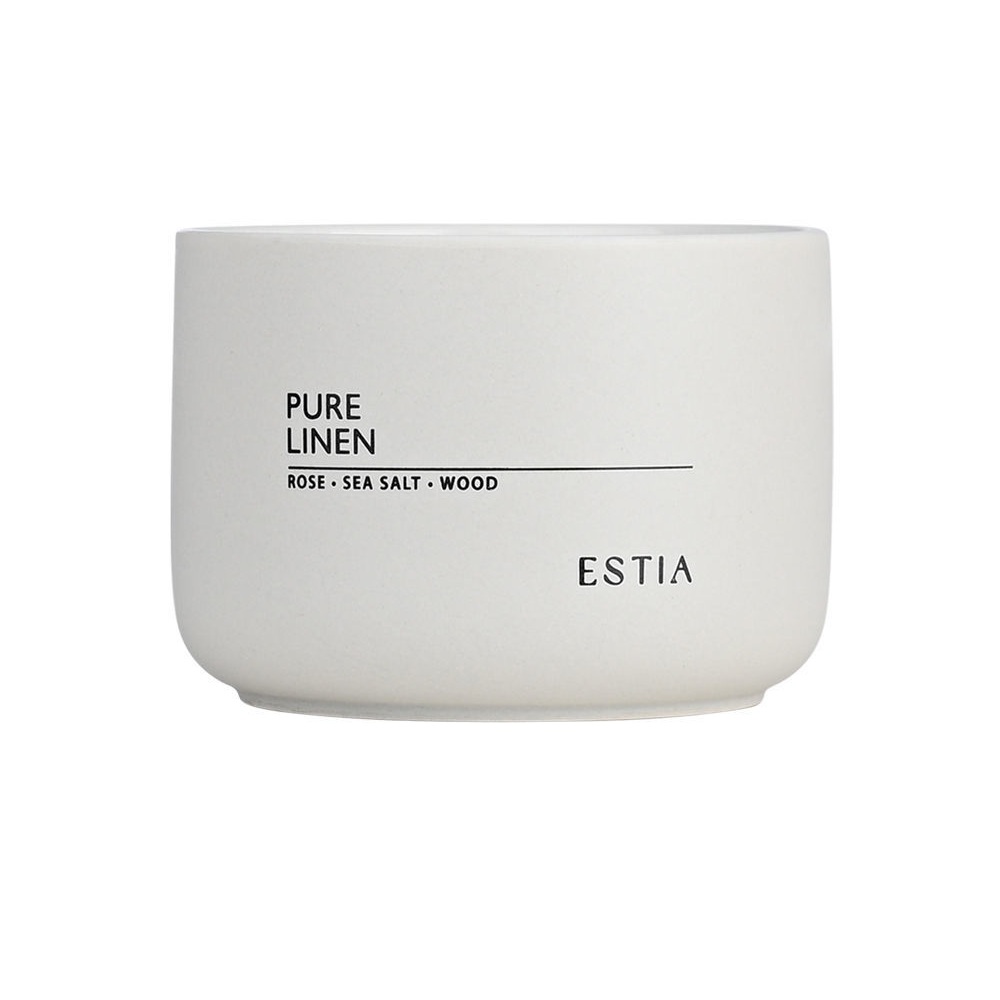 Αρωματικό Κερί Pure Linen Λευκό 280g Estia 04-36409 - 