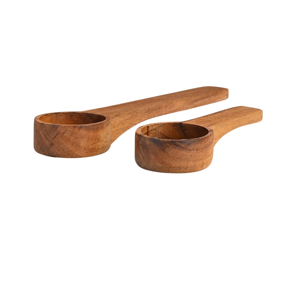 Μεζούρα Μαγειρικής Ξύλο Ακακίας Σετ 16,7cm & 10cm Estia Allure 01-34627 - 