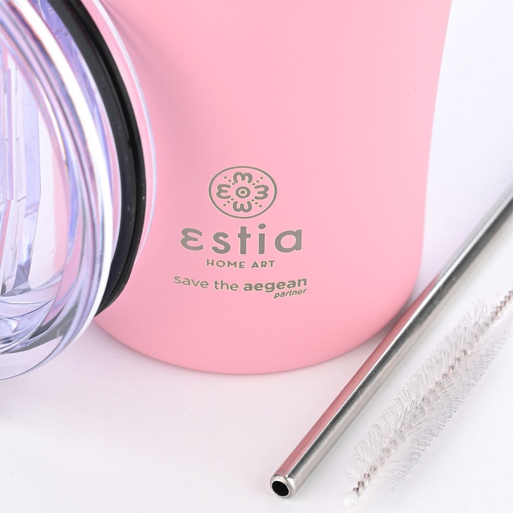 Θερμός Coffee Mug Ανοξείδωτο 500ml Blossom Rose Estia Save the Aegean 01-23157 - 2