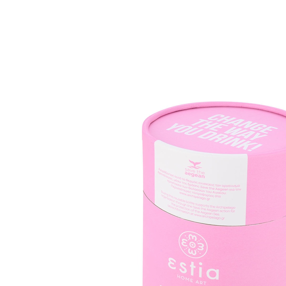 Θερμός Coffee Mug Ανοξείδωτο 500ml Blossom Rose Estia Save the Aegean 01-23157 - 5