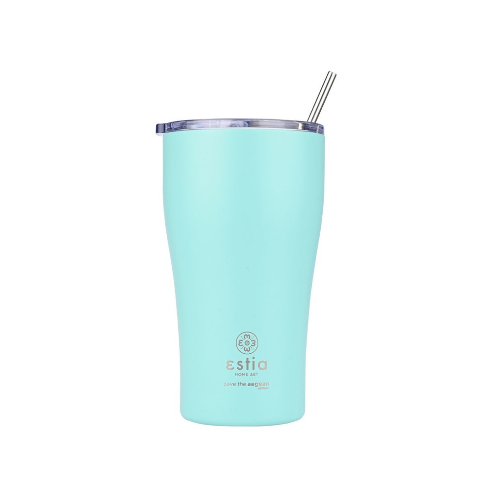 Θερμός Coffee Mug Ανοξείδωτο 500ml Bermuda Green Estia Save the Aegean 01-23171 - 2