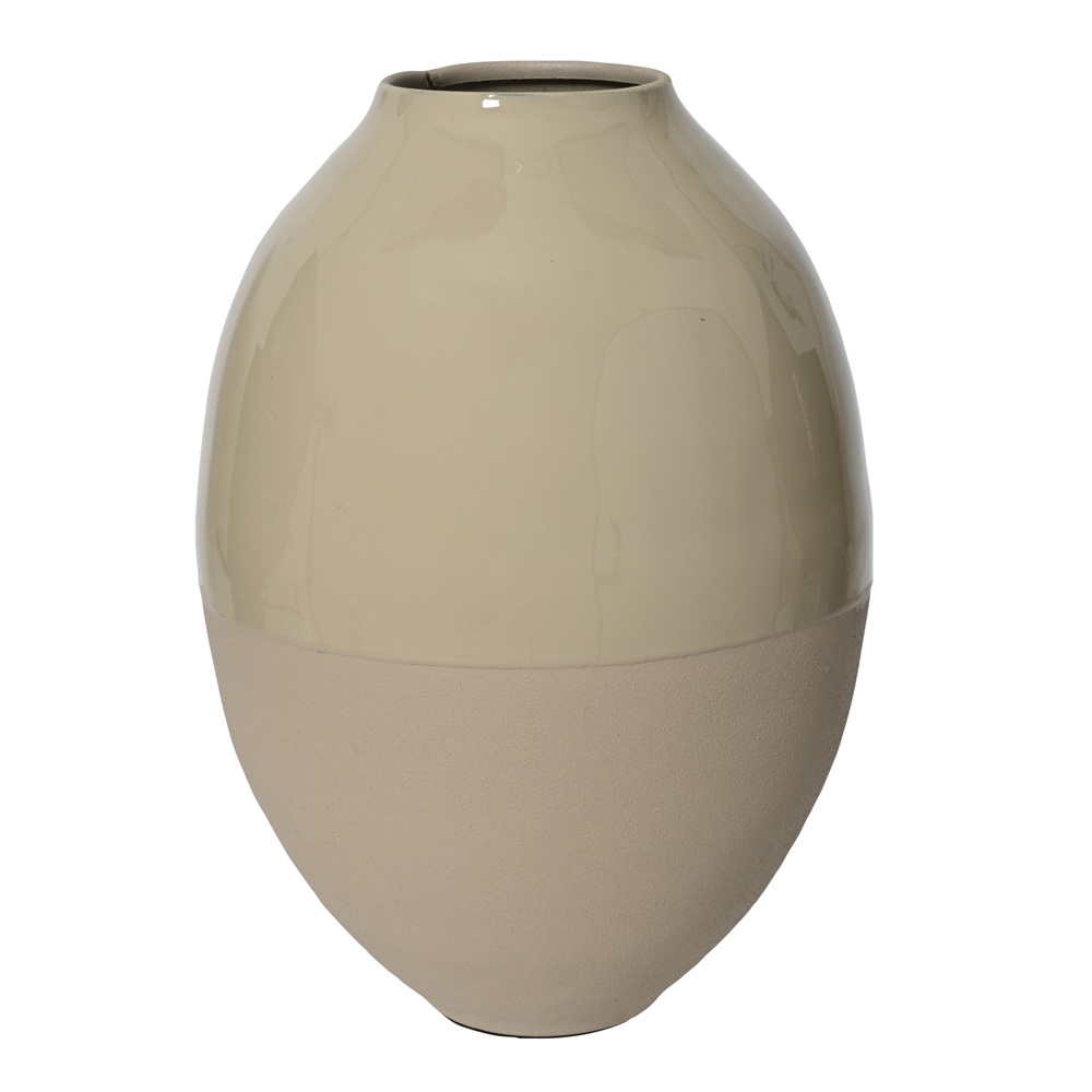 Βάζο Μεταλλικό Στρογγυλό Σαμπανί 25x37εκ Kaemingk 873490 - 