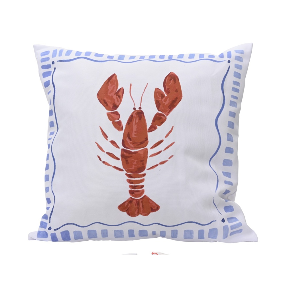 Μαξιλάρι Εξωτερικού Χώρου Polyester Τετράγωνο Αστακός 45x45x3cm Kaemingk 874019-1 - 