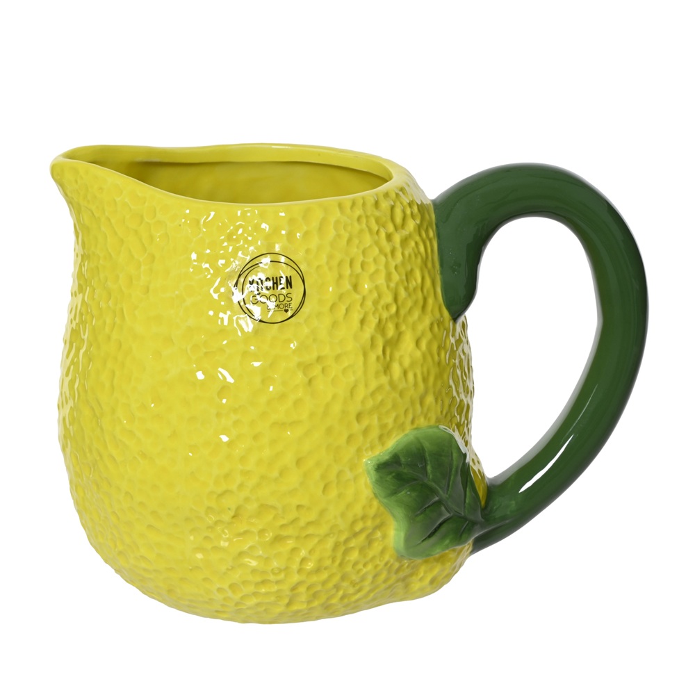 Κανάτα Σερβιρίσματος Dolomite Σχέδιο Λεμόνι 1.4L 20x14x15cm Kaemingk 877785 - 