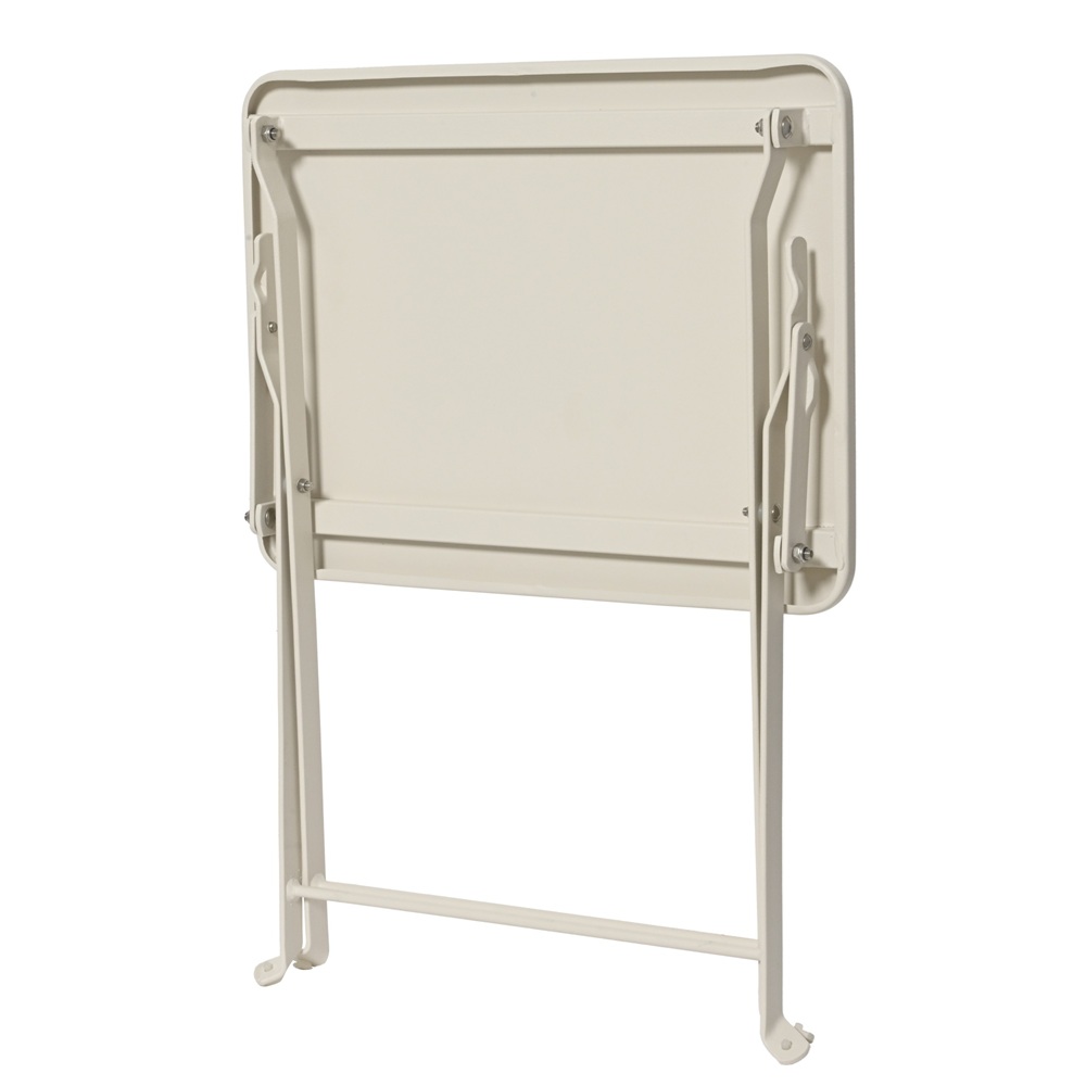 Τραπεζάκι Βοηθητικό Ατσάλι Πτυσσόμενο Off-White 40x30x45cm Kaemingk 889969 - 2