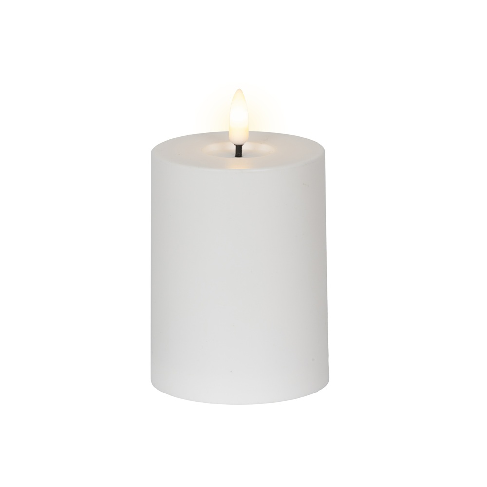 Κερί LED Εξωτερικού Χώρου Με Εφέ Φλόγας Flat Top 7,5x12,3cm IP44 Lumineo 890557 - 