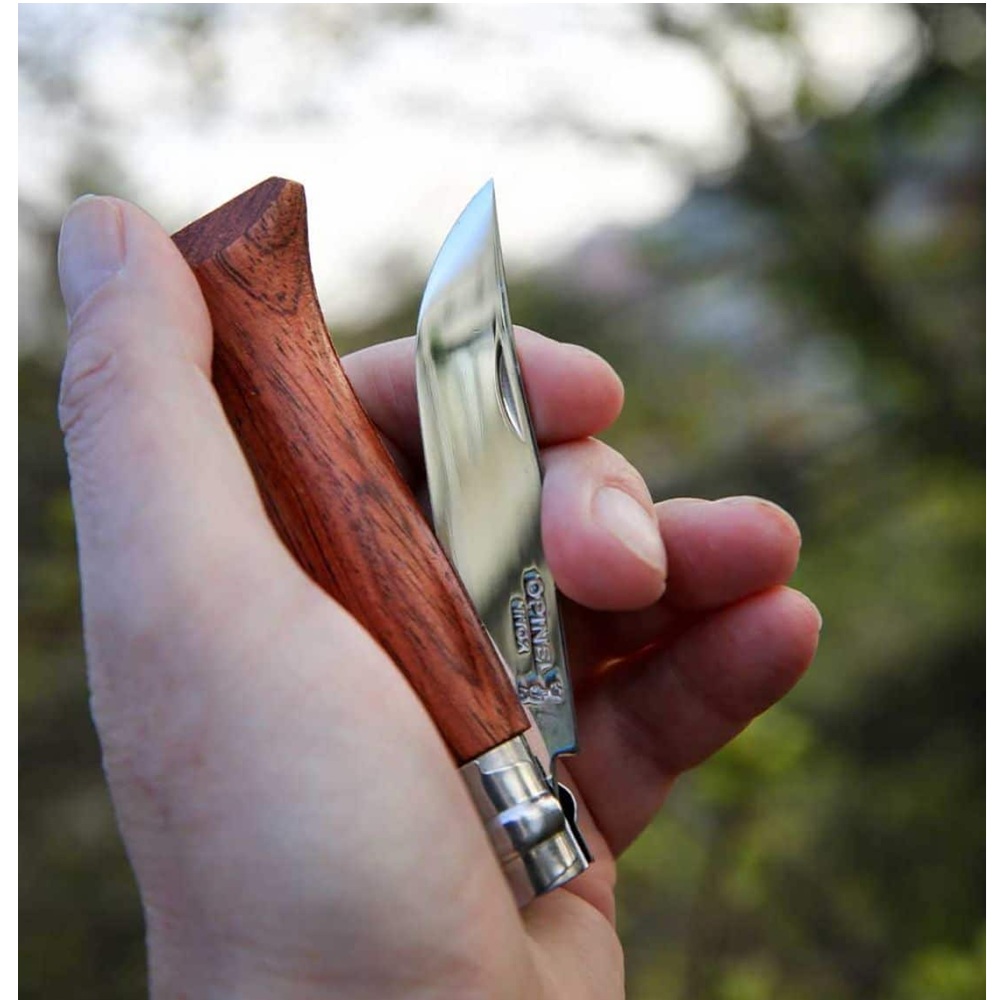 Σουγιάς Τσέπης Ανοξείδωτος με Λαβή Padouk 8,5cm Opinel Deluxe No 08 226086 - 2