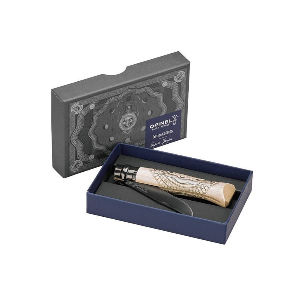 Σουγιάς Τσέπης Ανοξείδωτος Μαύρος Ματ 8,5cm Opinel Edition Cosmos No 08 Benjamin Jeanjean 003236 - 2