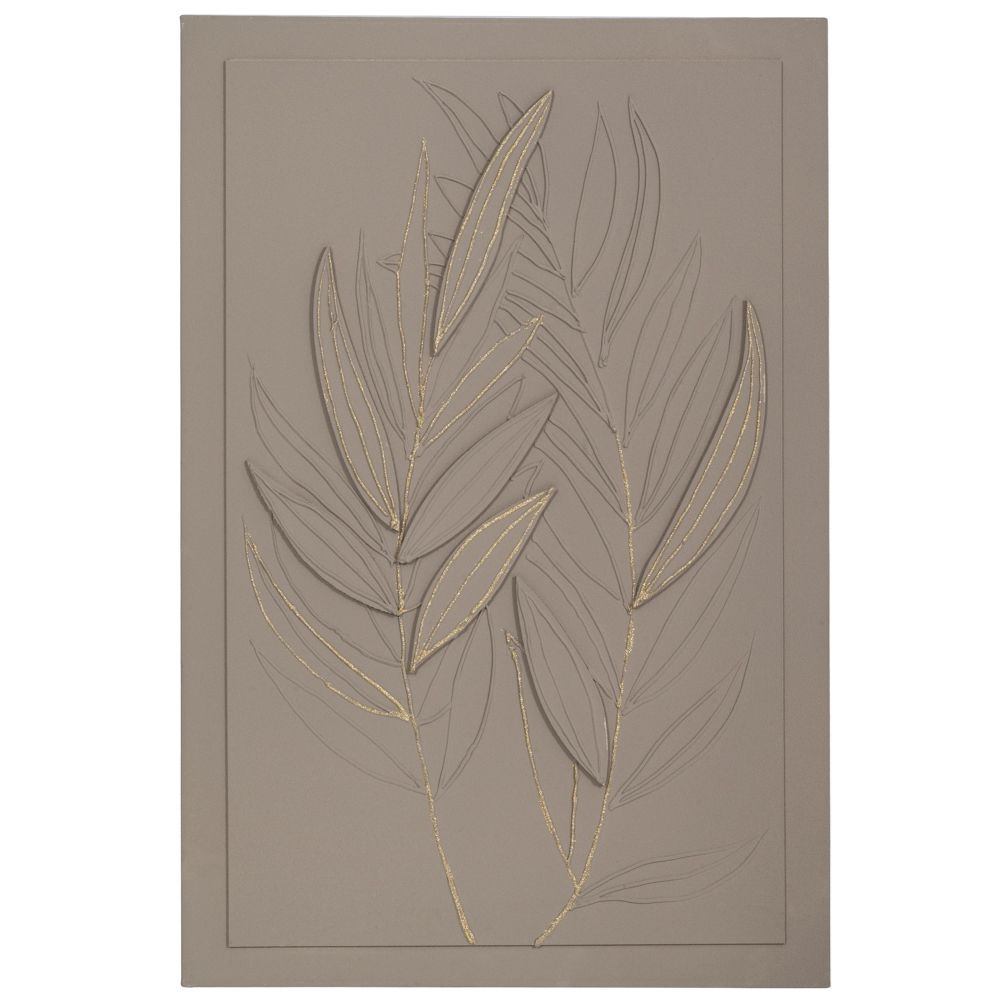 Πίνακας Ανάγλυφος Leaves 80x120cm Ai Decoration 91881 - 