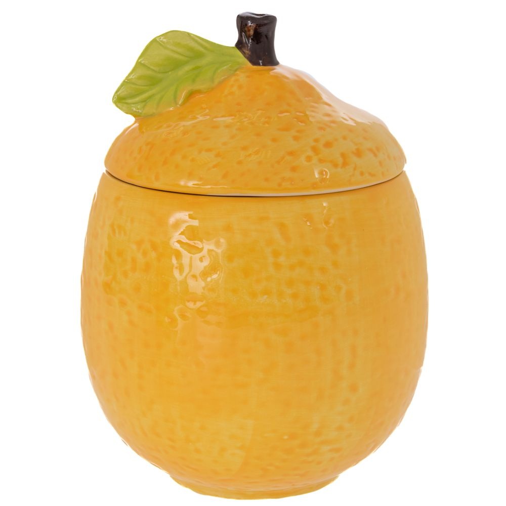 Κεραμική Μπισκοτιέρα Λεμόνι 13x22cm Ai Decoration 91903 - 