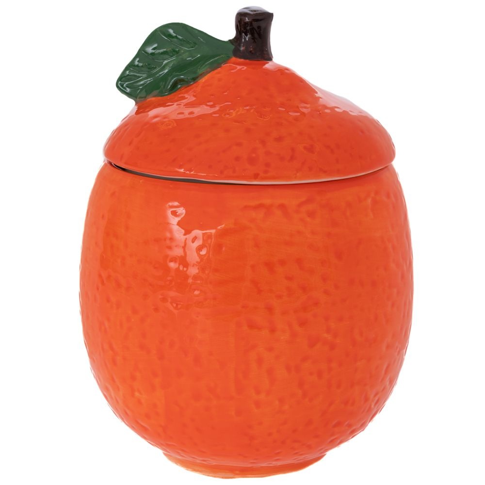 Κεραμική Μπισκοτιέρα Πορτοκάλι 13x22εκ Ai Decoration 91905 - 