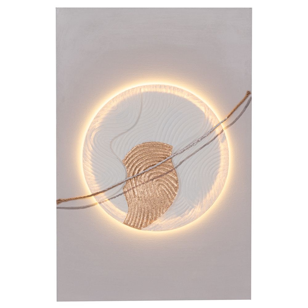 Πίνακας Κύκλος Ελαιογραφία με LED Light σε Τυπωμένο Καμβά 60x90εκ Ai Decoration 92727 - 