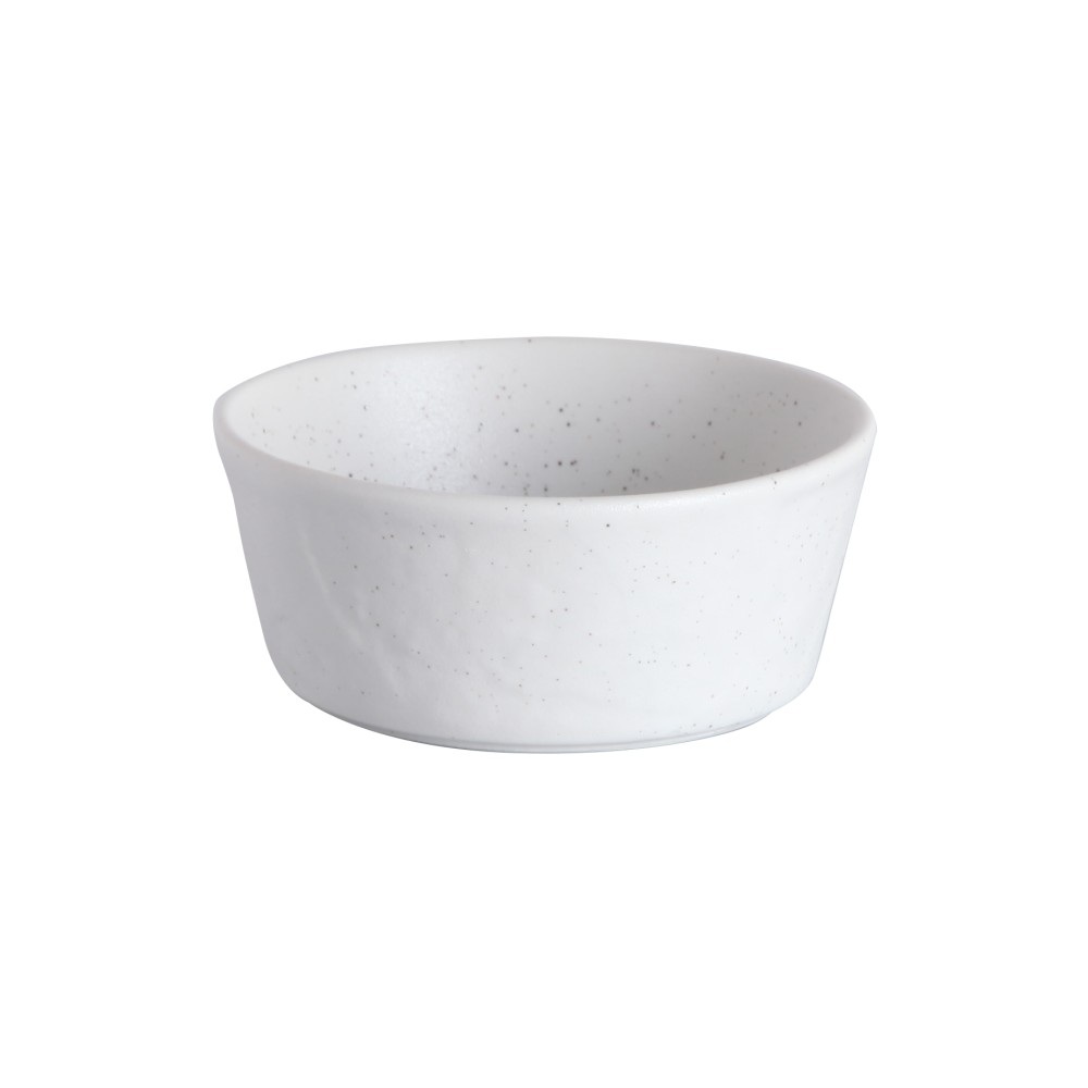 Μπολ Πορσελάνης Ματ Λευκό με Στίγματα 14x6cm White Dune Prestige 69-10980