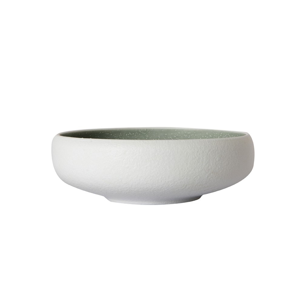 Μπολ Πορσελάνης Πράσινο Jade Εσωτερικά Ματ Λευκό 17x7cm Misty Jade Prestige 69-45060 - 2