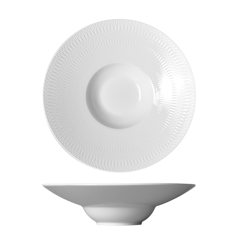 Πιάτο Βαθύ Πάστας Πορσελάνης Λευκό 27x7 cm Elegance Prestige 69-63503 - 