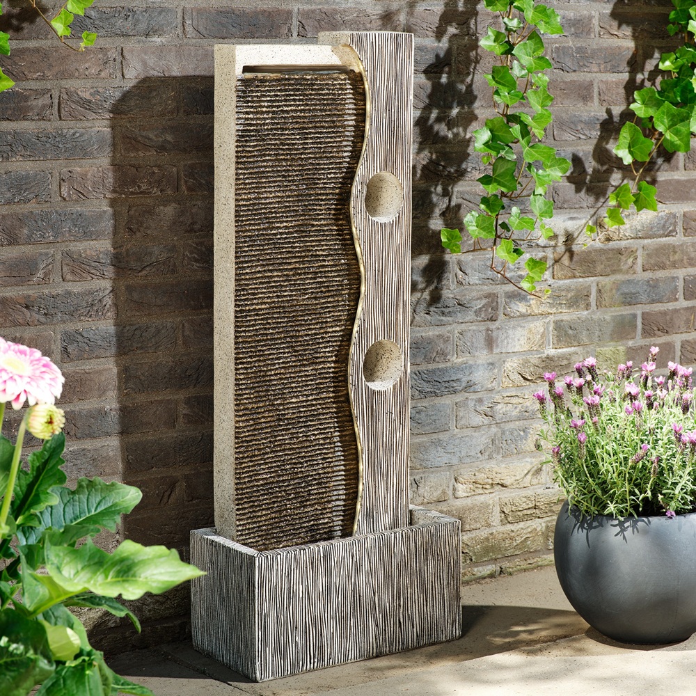 Σιντριβάνι Polyresin Εξωτερικού Χώρου Με LED Warm White 19x40x100cm Kaemingk 892523 - 3