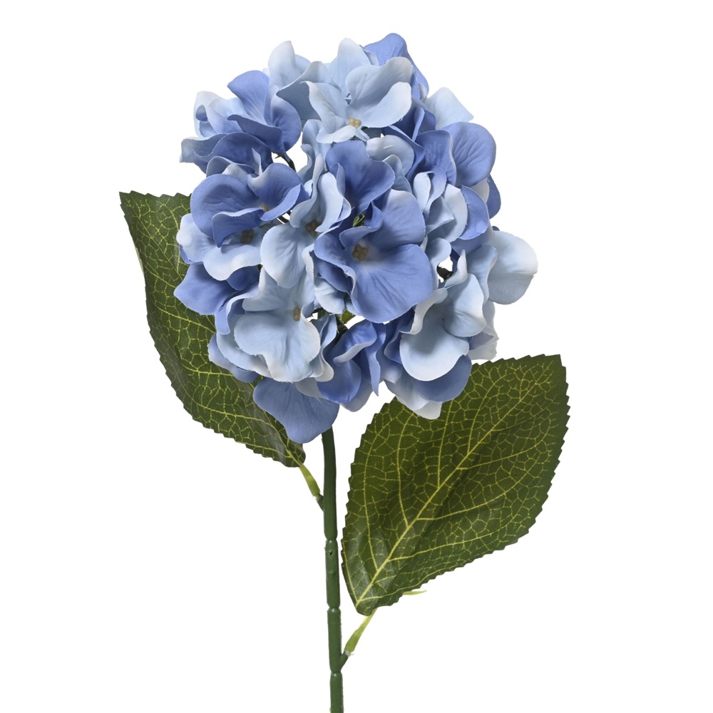 Διακοσμητικό Κλαδί Ορτανσία Polyester Μπλε 17x19x66cm Kaemingk 899424 - 