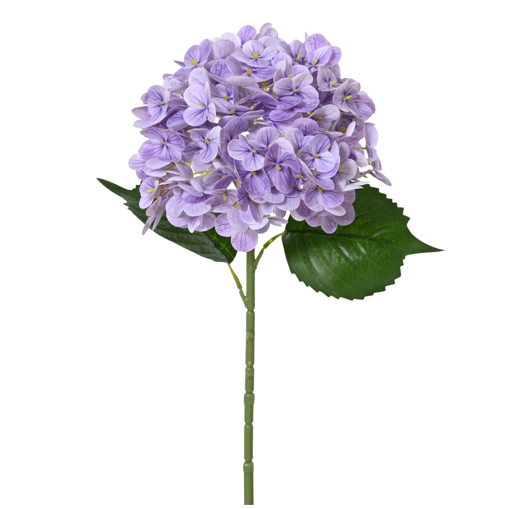 Διακοσμητικό Κλαδί Ορτανσία Real Touch Polyester Μωβ 20x67cm Kaemingk 899506 - 