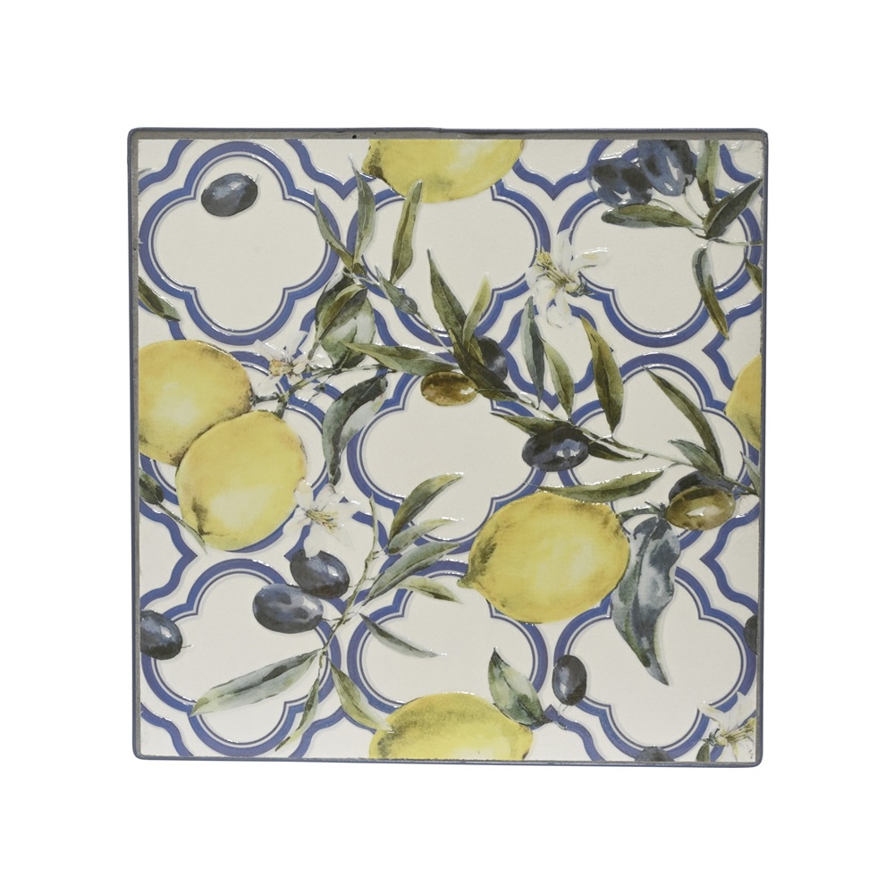 Τραπεζάκι Βοηθητικό Ατσάλι Mosaic Pattern 38x46cm Kaemingk Sorrento 899523 - 2