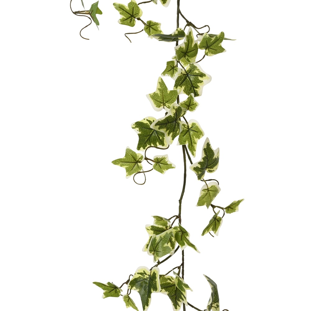 Γιρλάντα Κισσός Polyester Πράσινο-Λευκό 12x8x150cm Kaemingk 899746-2 - 