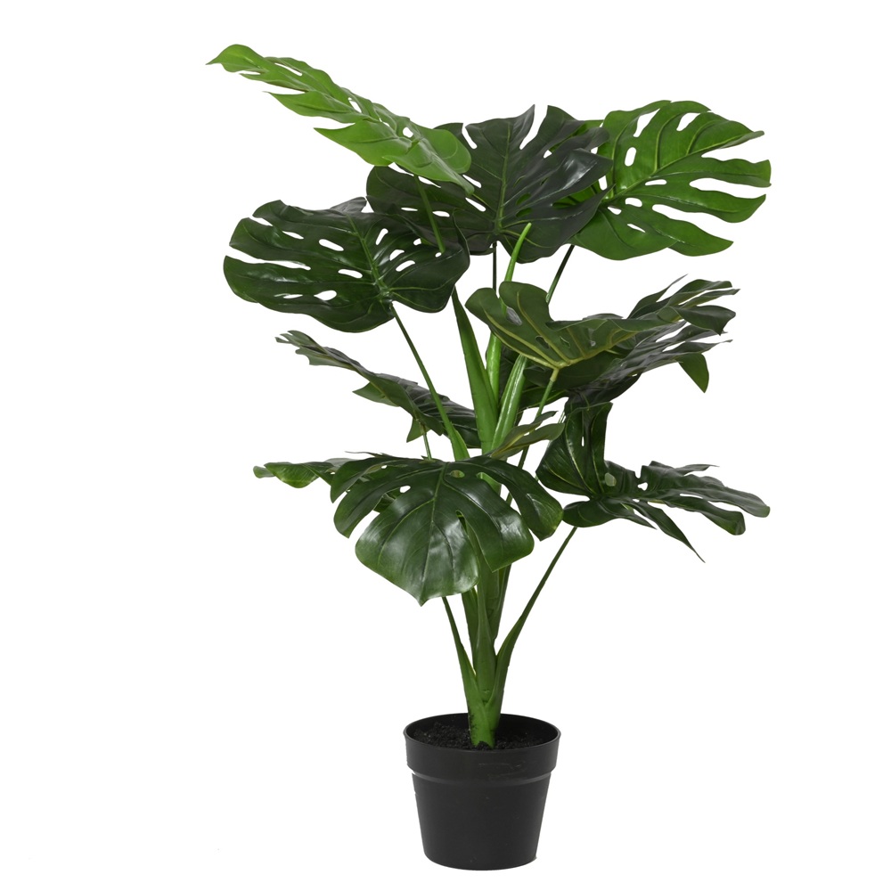 Τεχνητό Φυτό Σε Γλάστρα Monstera Πράσινο 60cm Kaemingk 899848 - 