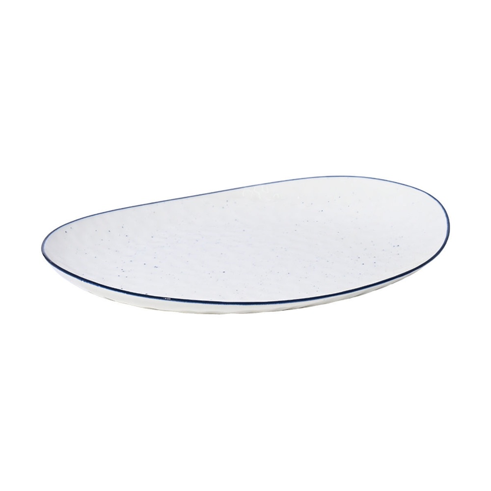 Πιάτο Ρηχό Πορσελάνινο Λευκό 28cm Estia Pebbles 07-37130 - 