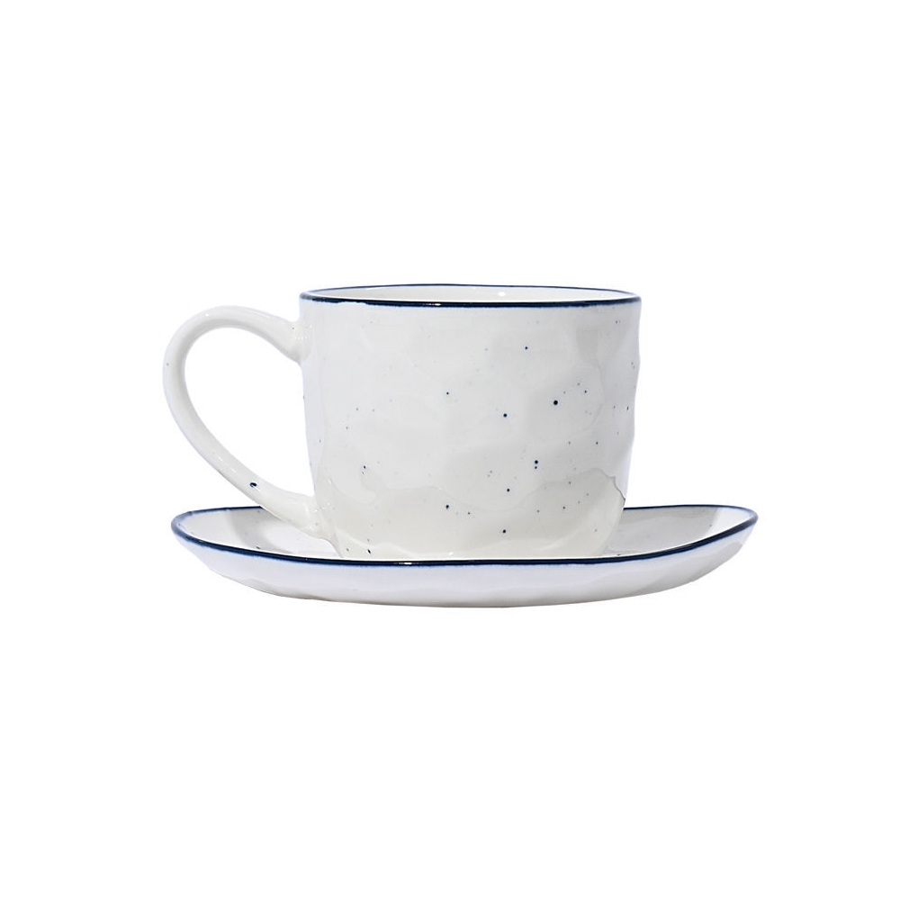 Φλυτζάνι Καφέ Πορσελάνη 120ml με Πιατάκι Estia Pebbles 07-37086 - 3
