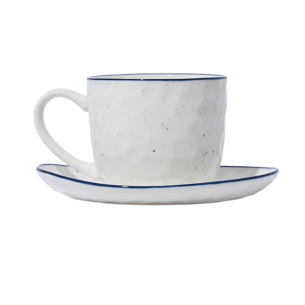 Φλυτζάνι Τσαγιού Πορσελάνη 220ml με Πιατάκι Estia Pebbles 07-37093 - 2