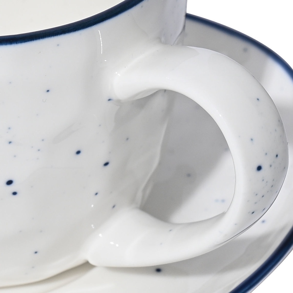 Φλυτζάνι Τσαγιού Πορσελάνη 220ml με Πιατάκι Estia Pebbles 07-37093 - 3